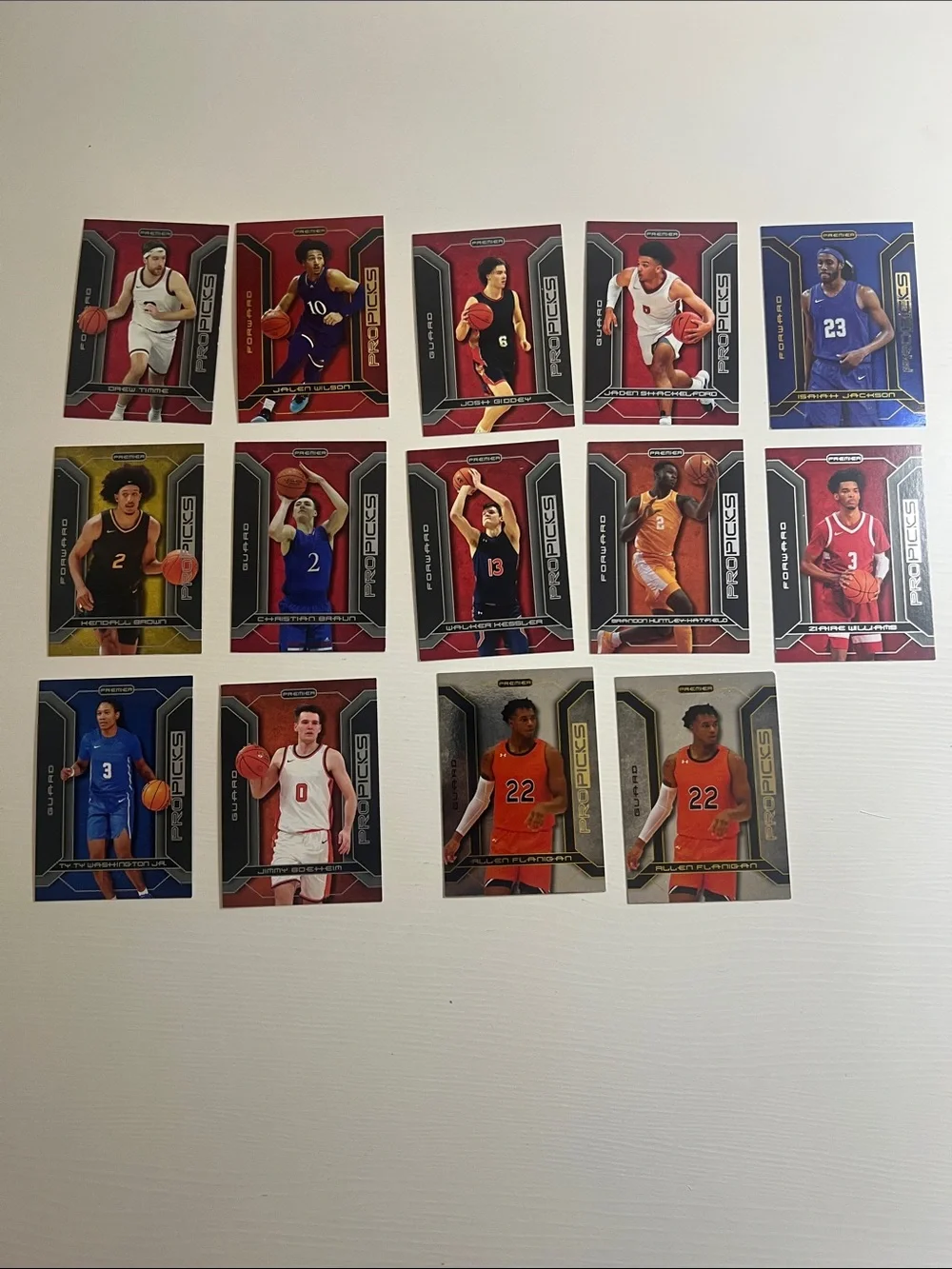 2021-22 Pro Picks Premier Basketball Cards Lot of 14